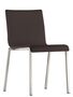 Pedrali Kuadra XL 2461 Stuhl-F01-Kernleder dunkelbraun