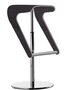 Pedrali Woody 495 Barhocker-W-Schale Wenge gebeizt,ST-Stahl Satiniert
