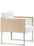 Pedrali Box Lounge 741 Sessel-H100_N1-Eichenholz gebleichte Eiche