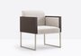 Pedrali Box Lounge 741 Sessel-H100_W-Eichenholz gebeizte Wenge