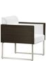 Pedrali Box Lounge 741 Sessel-H100_W-Eichenholz gebeizte Wenge
