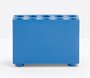 Pedrali BRICK Schirmständer-10 Löcher-BL-Polyethylen Blau
