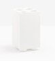 Pedrali BRICK Schirmständer-4 Löcher-BI-Polyethylen Weiss