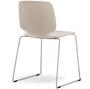 Pedrali Babila 2740 Kufenstuhl-SA-Tecnopolymer Sand-BI-Tecnopolymer Weiss