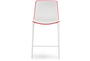 Pedrali Tweet 892 Barhocker-RO-Polypropylen Rot / BI-Polypropylen Weiss