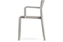 Pedrali Volt 675 Armlehnenstuhl-BE-Polypropylen Beige