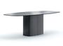 Pedrali Aero TAE Tisch-L 220 x T 106 cm-NERO Schwarz Stahl-FNP_NE Schwarz Fenixplatte