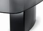 Pedrali Aero TAE Tisch-L 220 x T 106 cm-NERO Schwarz Stahl-FNP_NE Schwarz Fenixplatte