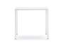 Pedrali Fabbrico TFA Tisch-L 80 x T 80 cm-BI100E-Stahl Weiss