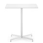 Pedrali Laja 5420 Tisch-BI100-Aluminium Weiss-Quadratisch