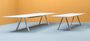 Pedrali Arki Wood Esstisch-CFC_BI-Kompaktplatte Weiss-Laminat