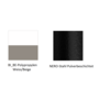 Pedrali Tweet 897 Kufenstuhl-BI_BE-Polypropylen Weiss/Beige-NERO-Stahl Pulverbeschichtet