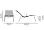 Pedrali Nolita Chaise Longue