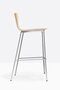 Pedrali Inga S Barhocker-CR-Stahl Verchromt-77 cm
