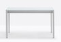 Pedrali Matrix tavolo-130x86-BI-Glasplatte Weiss