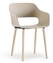 Pedrali Babila 2755-FR-Eschenholz Esche weiss-SA-Polypropylen Sand