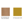 Pedrali Babila 2755-N1-Eschenholz Ash Tinto Licht Walnut-GI-Polypropylen Gelb