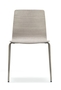 Pedrali Inga 5613-CR-Stahl Verchromt-V101-Eichenholz Antik Grau