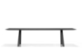 Pedrali ARK Arki-Table mit canalina-NERO-Stahl Schwarz-FNP_NE-Fenixplatte Schwarz anti-fingerprint finish