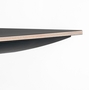 Pedrali ARK Arki-Table mit canalina-NERO-Stahl Schwarz-FNP_NE-Fenixplatte Schwarz anti-fingerprint finish