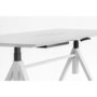 Pedrali Arki Adjustable Tisch - Bluetooth CFC_BI-Kompaktplatte Weiss