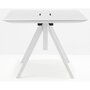 Pedrali Arki Adjustable Tisch - Bluetooth CFC_BI-Kompaktplatte Weiss