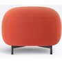 Pedrali Buddy 210 Pouf - E01-Samt Rot / Schwarz