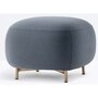 Pedrali Buddy 210 Pouf - E04-Samt Blaugrau / Messing