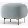 Pedrali Buddy 211 Pouf - E05-Samt Hellblau / Messing