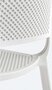 Pedrali Dome 261 Stuhl Perforiert-BI-Polypropylen Weiss