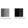 Pedrali Folk 2940 Stuhl-GC-Eschenholz Lichtgrau-NERO-Pulverbeschichtet