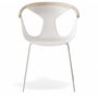 Pedrali Fox 3726 Stuhl-BE100-Stahl Weiss
