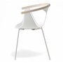 Pedrali Fox 3726 Stuhl-BE100-Stahl Weiss