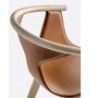 Pedrali Fox 3727 Stuhl-F04-Kernleder Cognac-FR-Eschenholz Esche
