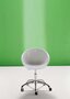 Pedrali Gliss 960 Drehstuhl mit Rollen-BI-Tecnopolymer Weiss