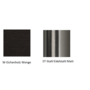 Pedrali Kuadra XL 2411 Stuhl-W-Eichenholz Wenge-ST-Stahl Edelstahl Matt