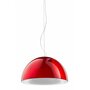 Pedrali L002S Pendelleuchte-RT-Polycarbonat Rot Transparent