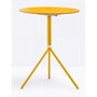 Pedrali Nolita 5453 Tisch Ø60 cm-GI100E-Stahl Gelb
