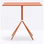 Pedrali Nolita 5454 Tisch 70x70 cm-RO400E-Stahl Rot