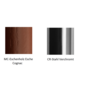 Pedrali Osaka Metal 5711 Stuhl-MC-Eschenholz Esche Cognac-CR-Stahl Verchromt