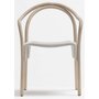 Pedrali Soul 3745 Stuhl-BI-Polycarbonat Weiss / FR-Eschenholz Esche