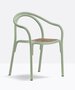 Pedrali Soul Outdoor 3746 Stuhl-VE100E-Aluminium Salbeigrün