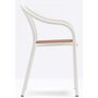 Pedrali Soul Outdoor 3746 Stuhl-BI200E-Aluminium Weiss
