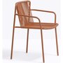Pedrali Tribeca 3665 Armlehnstuhl-TEE-Stahl Terracotta 