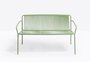 Pedrali Tribeca 3666 Lounge Sofa-VE100E-Stahl Salbeigrün