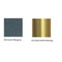 Pedrali Vic 656 Stuhl-E04-Samt Blaugrau-OA-Stahl Antik Messing