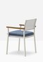 Pedrali Guinea 3695 - Outdoor Sessel - BI200E White - BI White - D104 Dark blue