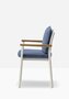 Pedrali Guinea 3695 - Outdoor Sessel - BI200E White - BI White - D104 Dark blue
