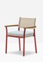 Pedrali Guinea 3695 - Outdoor Sessel - RO200E Red - SA Sand - D82 Aqua