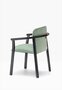 Pedrali Lamorisse 3686 - Sessel - AN Black - N36 Grün